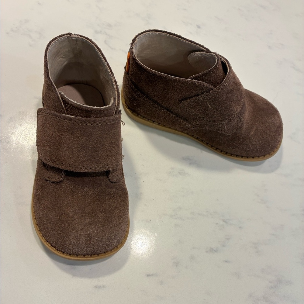 Brown Suede Livie & Luca Toddler 7 boots - Picture 3 of 8